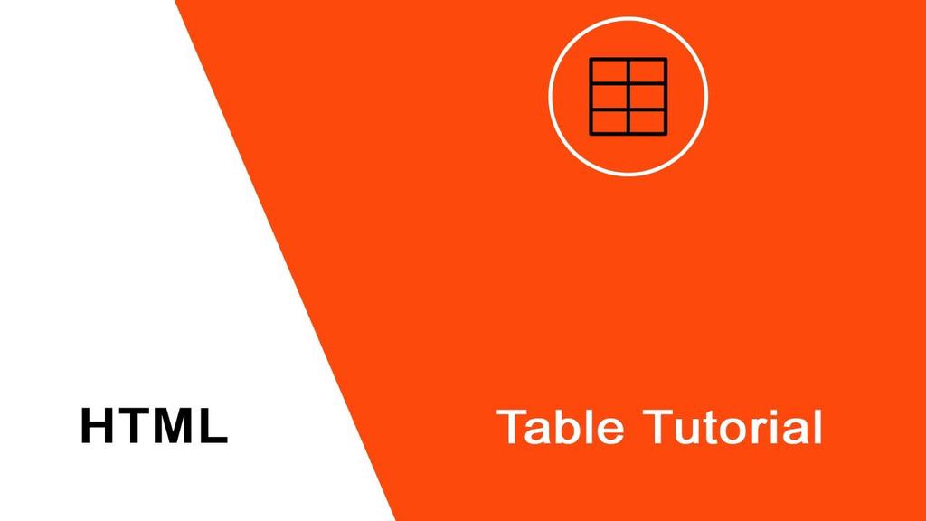 'Video thumbnail for How to Create Table using HTML'