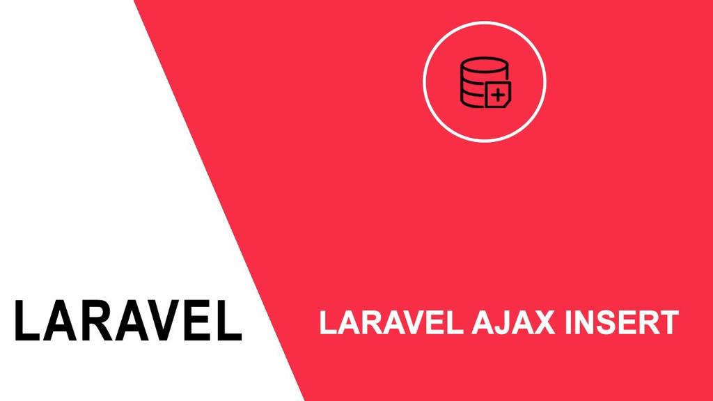 'Video thumbnail for How to insert data using Laravel, Ajax'